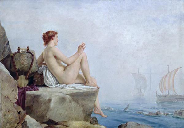 Edward Armitage The Siren oil painting image